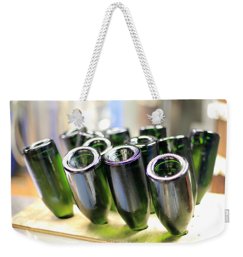 Henke Winery Sparkling Champagne Weekender Tote Bag featuring the photograph Henke Winery Sparkling Champagne by PJQandFriends Photography