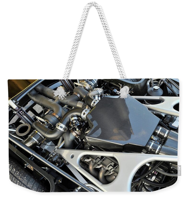 Hennessey Venom Gt Weekender Tote Bag featuring the photograph Hennessey Venom GT by Mariel Mcmeeking