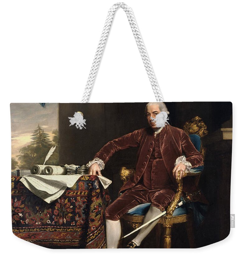John Singleton Copley Weekender Tote Bag featuring the painting Henry Laurens by John Singleton Copley