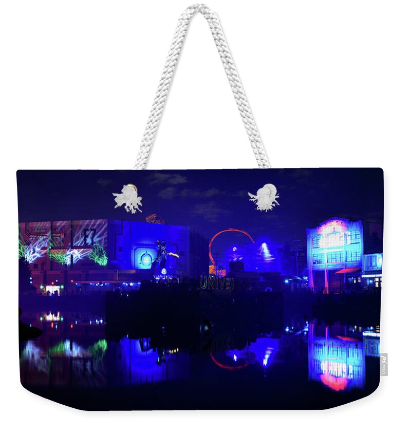 Hhn26 Weekender Tote Bag featuring the photograph HHN 26 street pano 1 by David Lee Thompson
