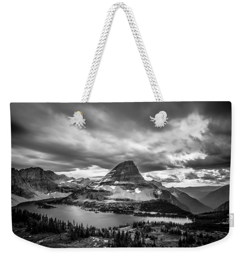 Glacier National Park Weekender Tote Bag featuring the photograph Hidden Lake by Adam Mateo Fierro