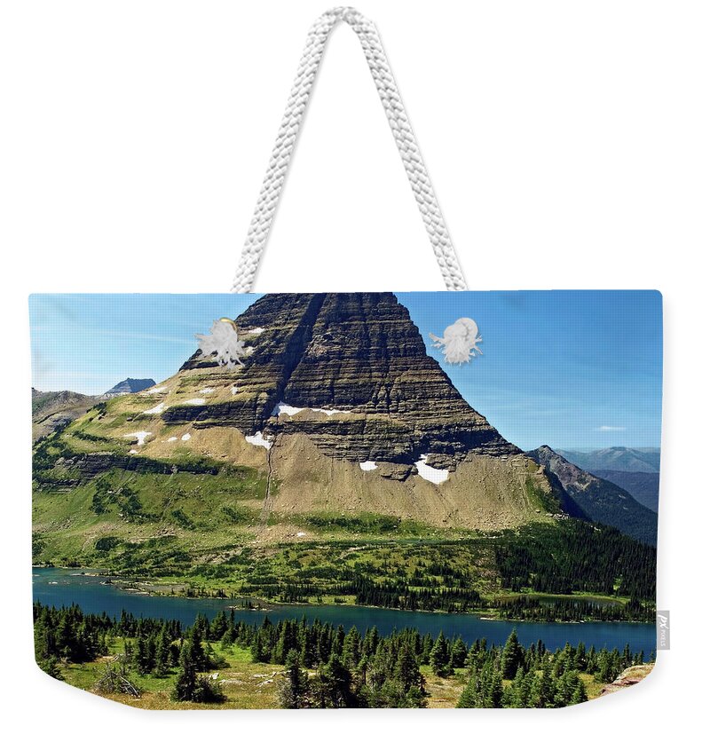 Mountain Weekender Tote Bag featuring the photograph Hidden Lake Scene by Sally Weigand