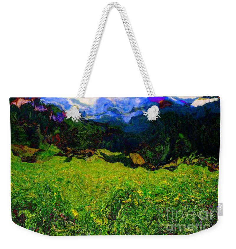 Yellowstone National Park Weekender Tote Bag featuring the photograph High Country Yellowstone by Julie Lueders 