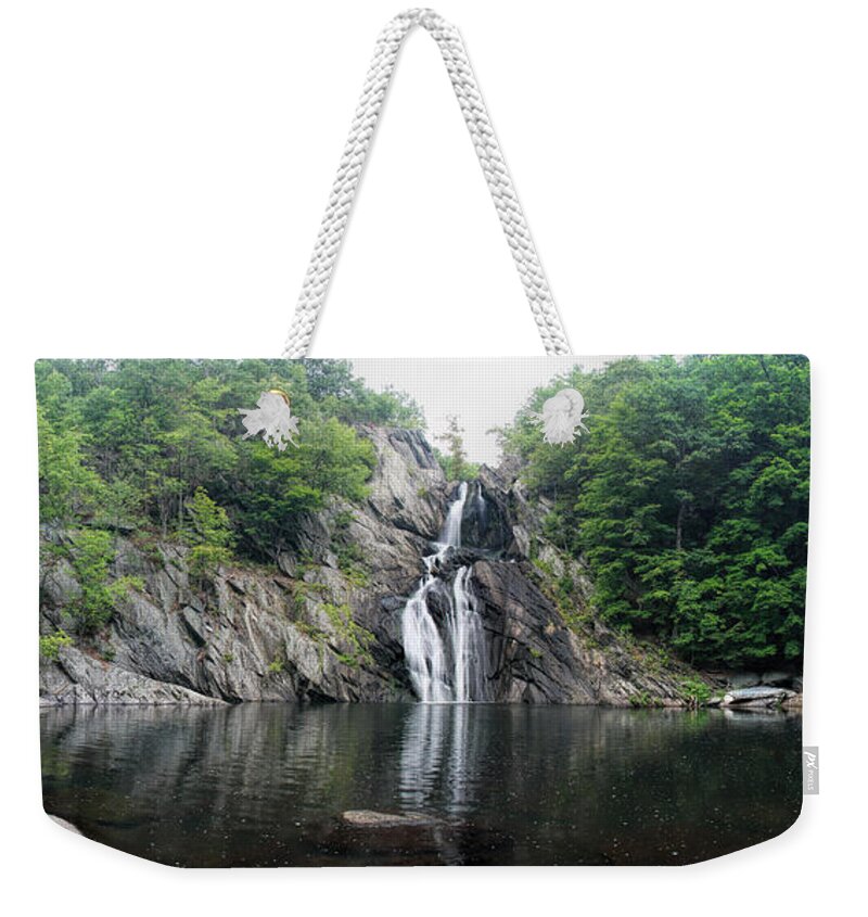 High Falls Conservation Area Weekender Tote Bag featuring the photograph High Falls by Rick Kuperberg Sr
