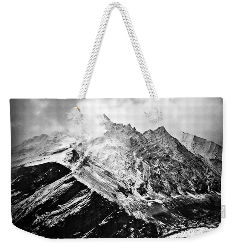  Weekender Tote Bag featuring the photograph High Peaks, Himalayas by Aleck Cartwright