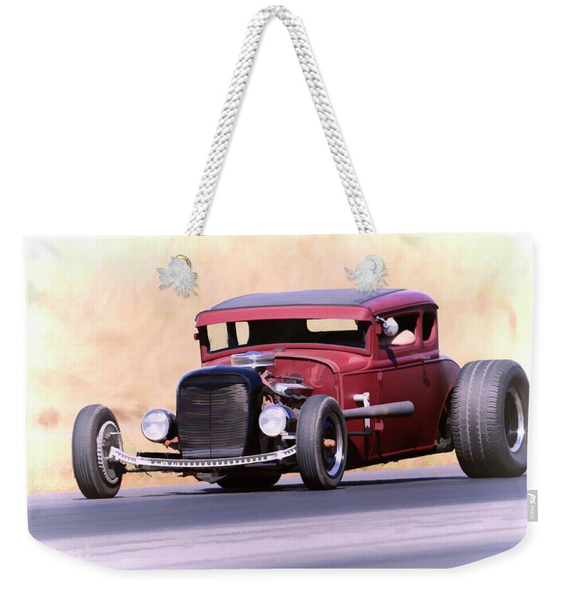 Chopped Coupe Weekender Tote Bag featuring the photograph Highboy Coupe by Steve McKinzie