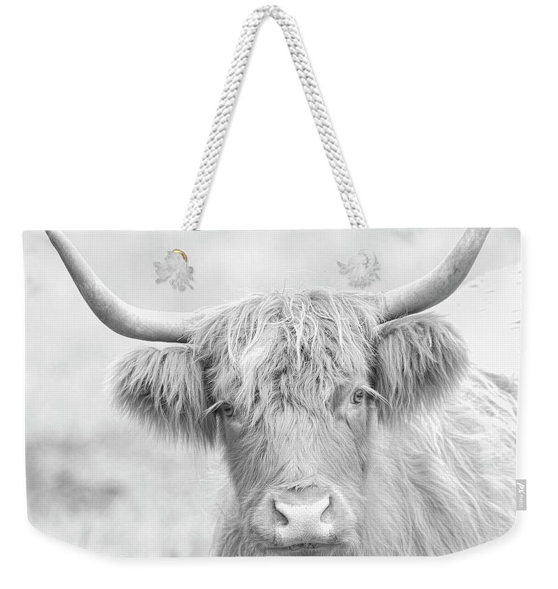 Highland Cow Weekender Tote Bag featuring the photograph Highland Breed by Steve McKinzie