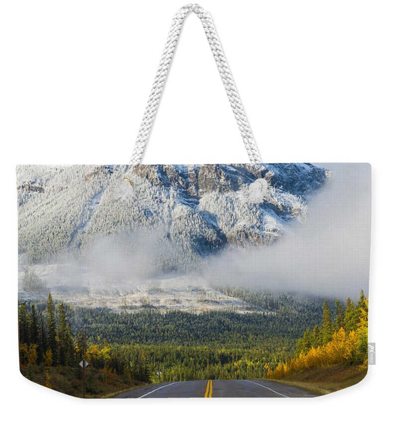 Fall Weekender Tote Bag featuring the photograph Highway to Heaven by Bill Cubitt