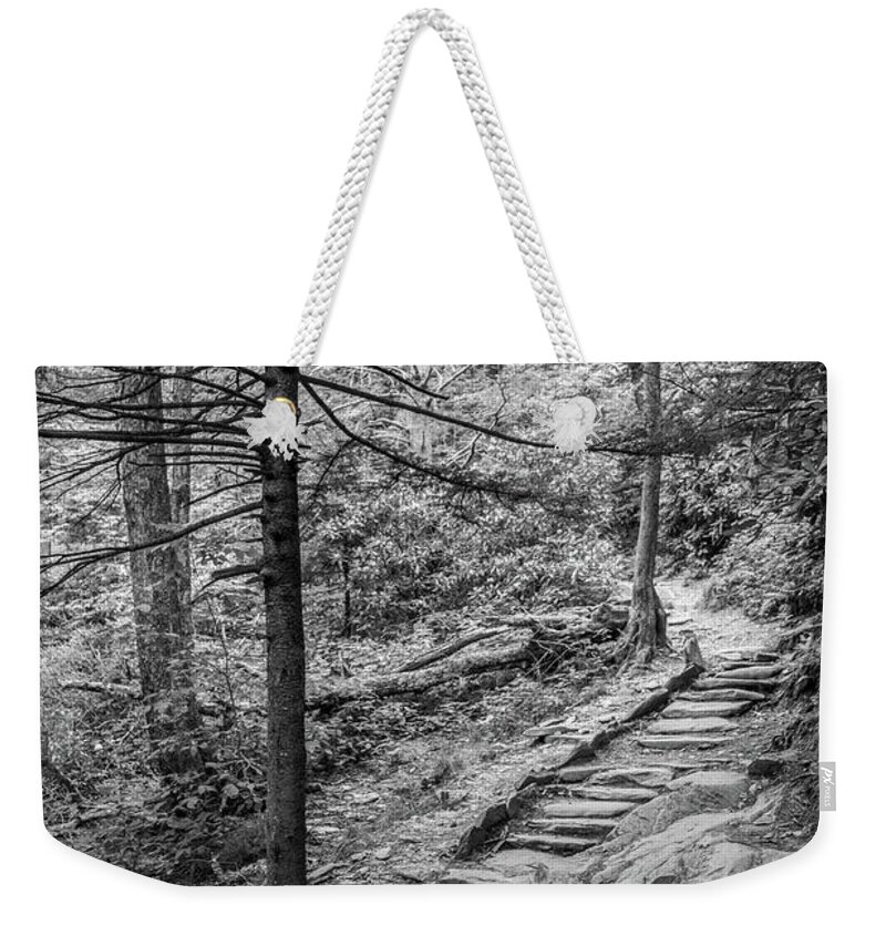 Hiking Weekender Tote Bag featuring the photograph Hiking Trail by David Hart