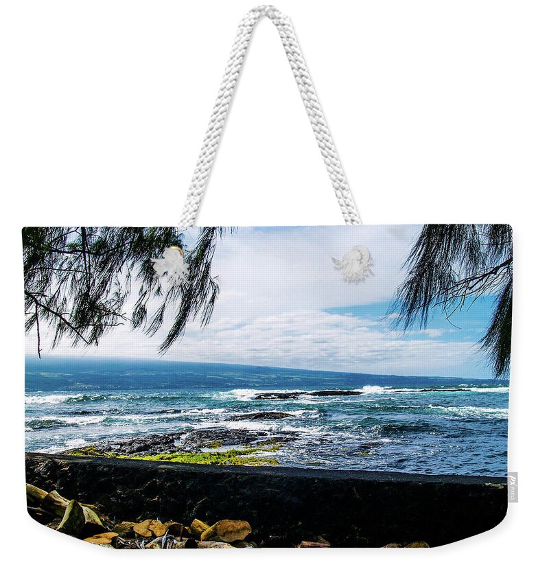Hilo Weekender Tote Bag featuring the photograph Hilo Bay Dreaming by Randy Sylvia