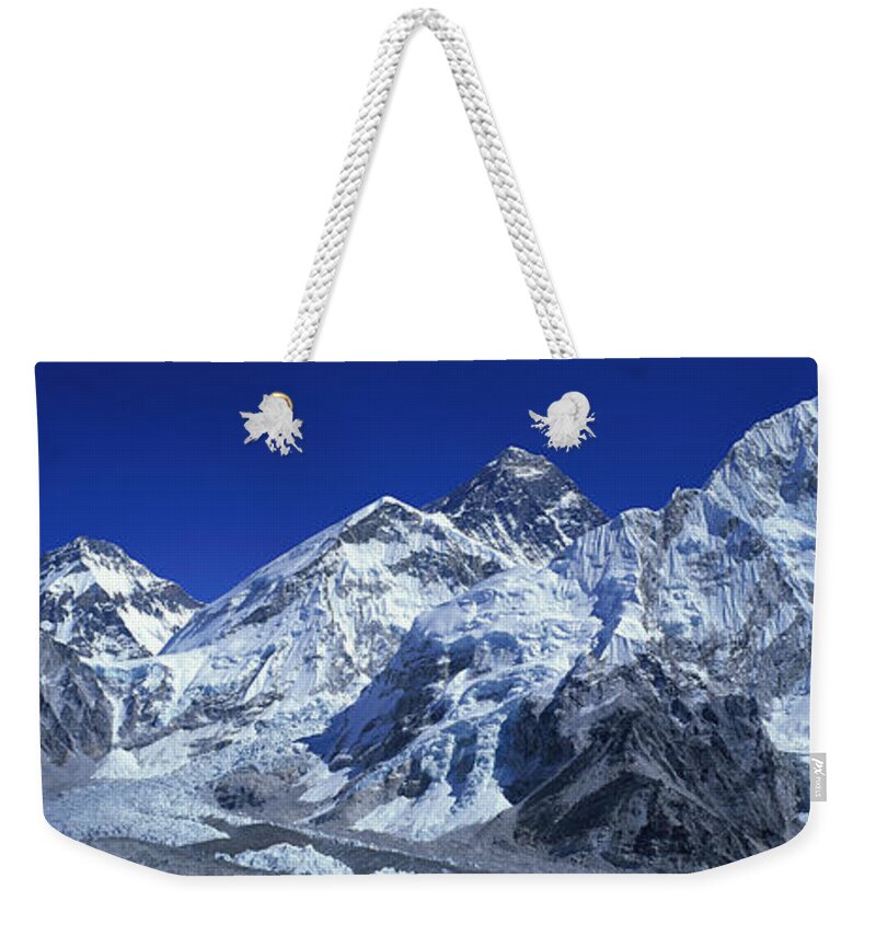 Photography Weekender Tote Bag featuring the photograph Himalaya Mountains, Nepal by Panoramic Images