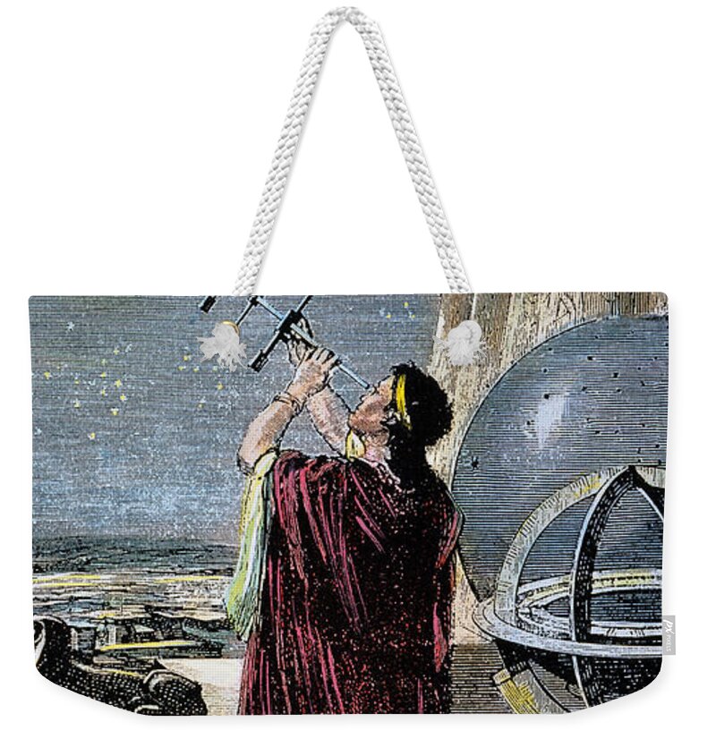 100 B.c Weekender Tote Bag featuring the photograph Hipparchus (146-127 Bc) by Granger