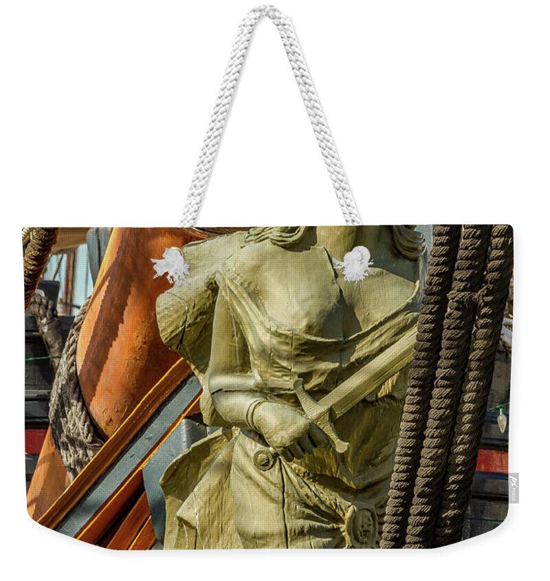 Surprise Weekender Tote Bag featuring the photograph HMS Surprise by Bill Gallagher