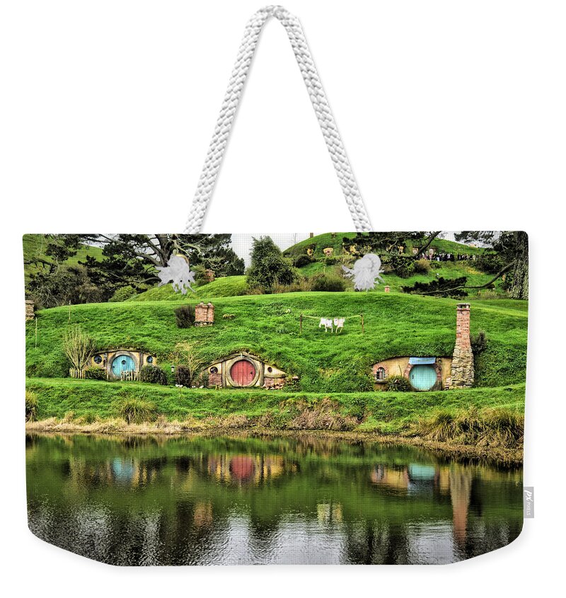 Photograph Weekender Tote Bag featuring the photograph Hobbit by the Lake by Richard Gehlbach