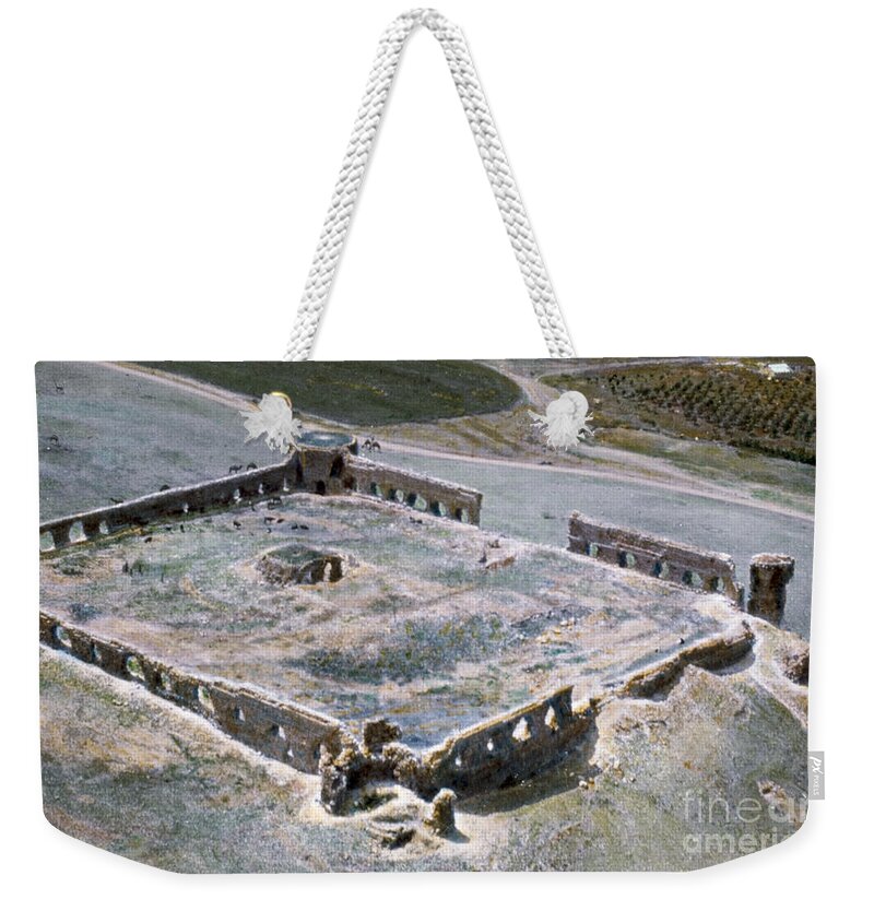 1950s Weekender Tote Bag featuring the photograph Holy Land: Caravansary by Granger