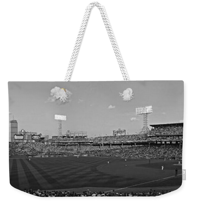 Fenway Park Weekender Tote Bag featuring the photograph Home of Boston Red Sox by Juergen Roth