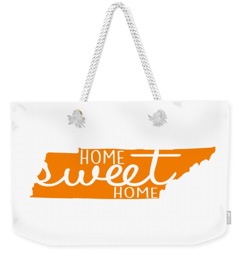 Tennessee Weekender Tote Bag featuring the digital art Home Sweet Home Tennessee by Heather Applegate