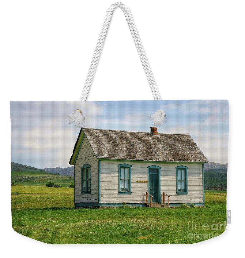 Chesterfield Weekender Tote Bag featuring the photograph Honeymoon Cabin by Roxie Crouch