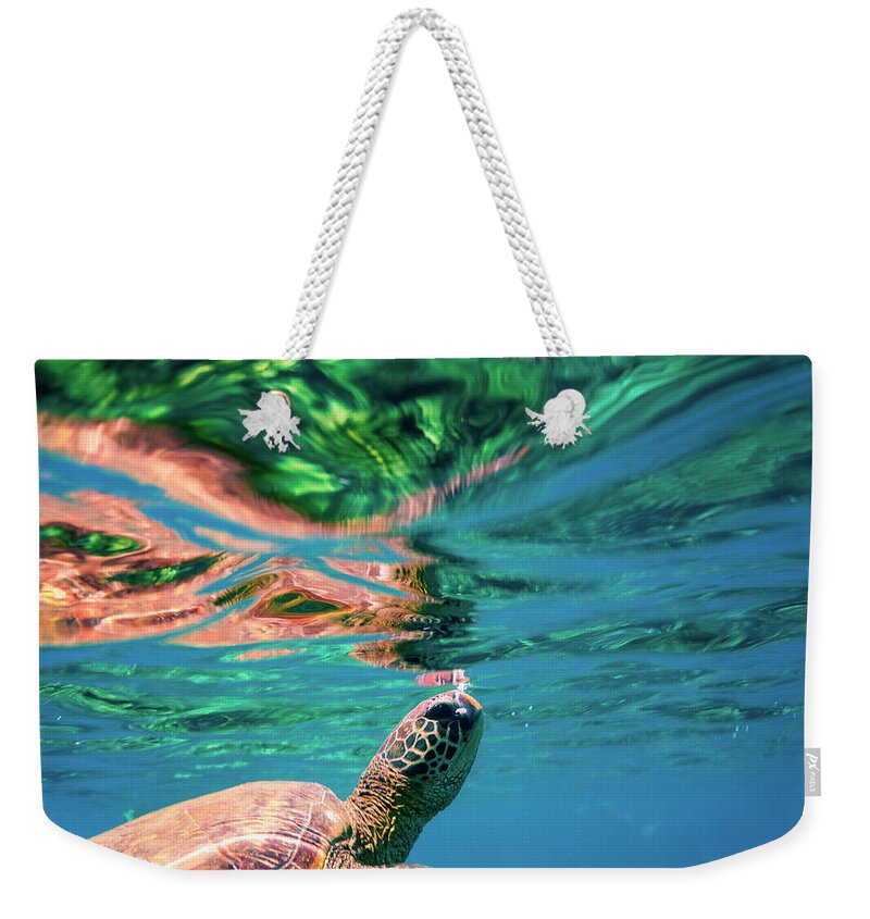 Hono Weekender Tote Bag featuring the photograph Hono Abstract by Anthony Jones