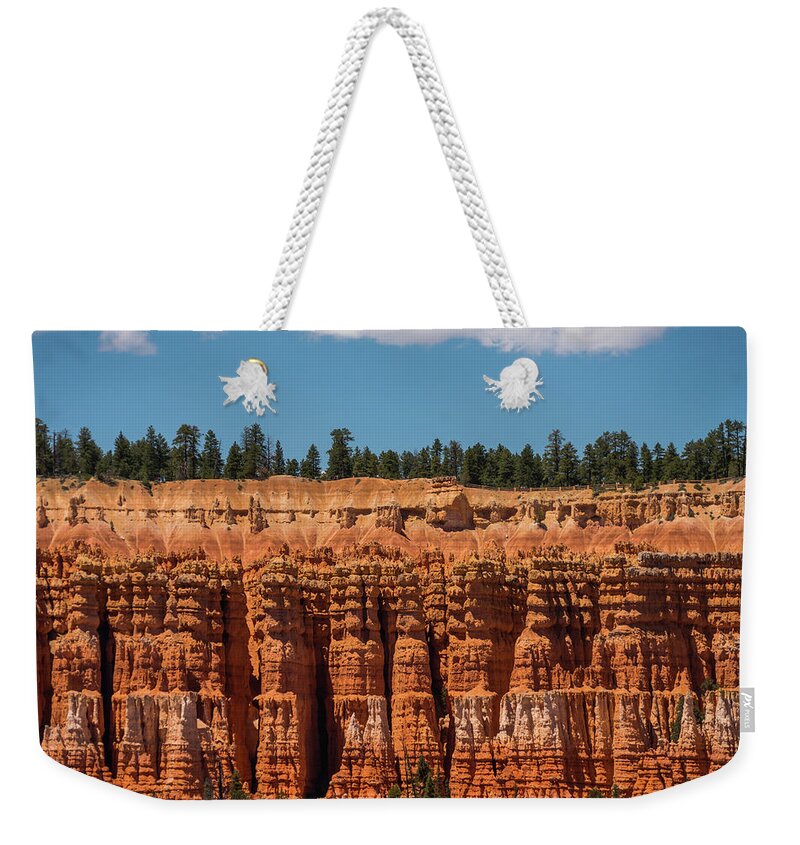 Utah Weekender Tote Bag featuring the photograph Hoodoos Bryce Canyon National park Utah by Lawrence S Richardson Jr