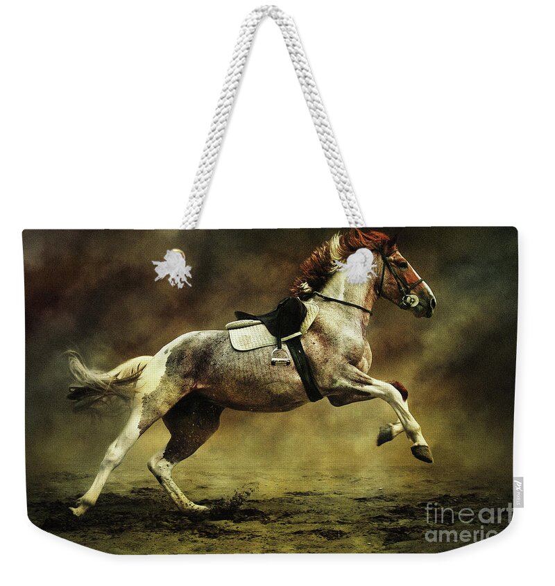 Horse Weekender Tote Bag featuring the photograph Horses XI by Dimitar Hristov