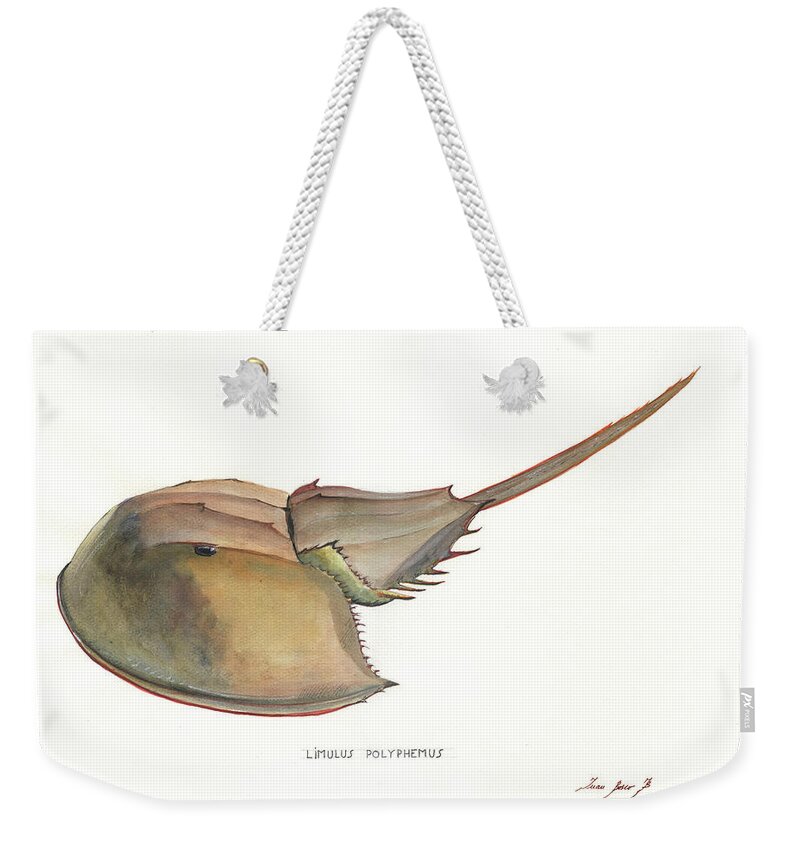 Horseshoe Crabs Weekender Tote Bags