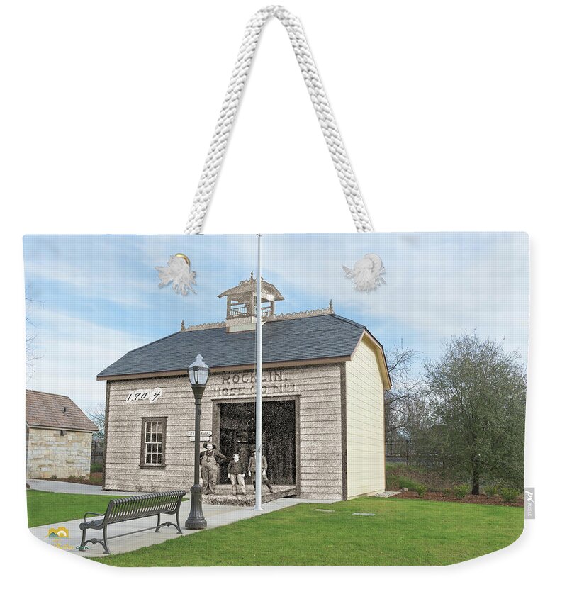 Churches Weekender Tote Bag featuring the photograph Hose Company Number 1 by Jim Thompson