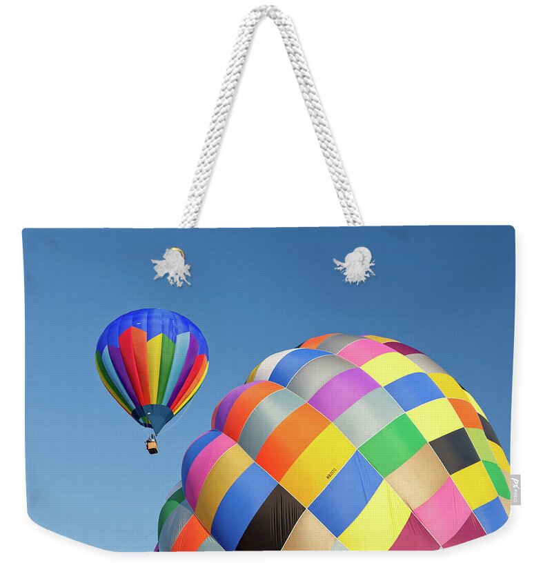 Hot Air Balloon Weekender Tote Bag featuring the photograph Hot Air Balloons #1 by Rich S