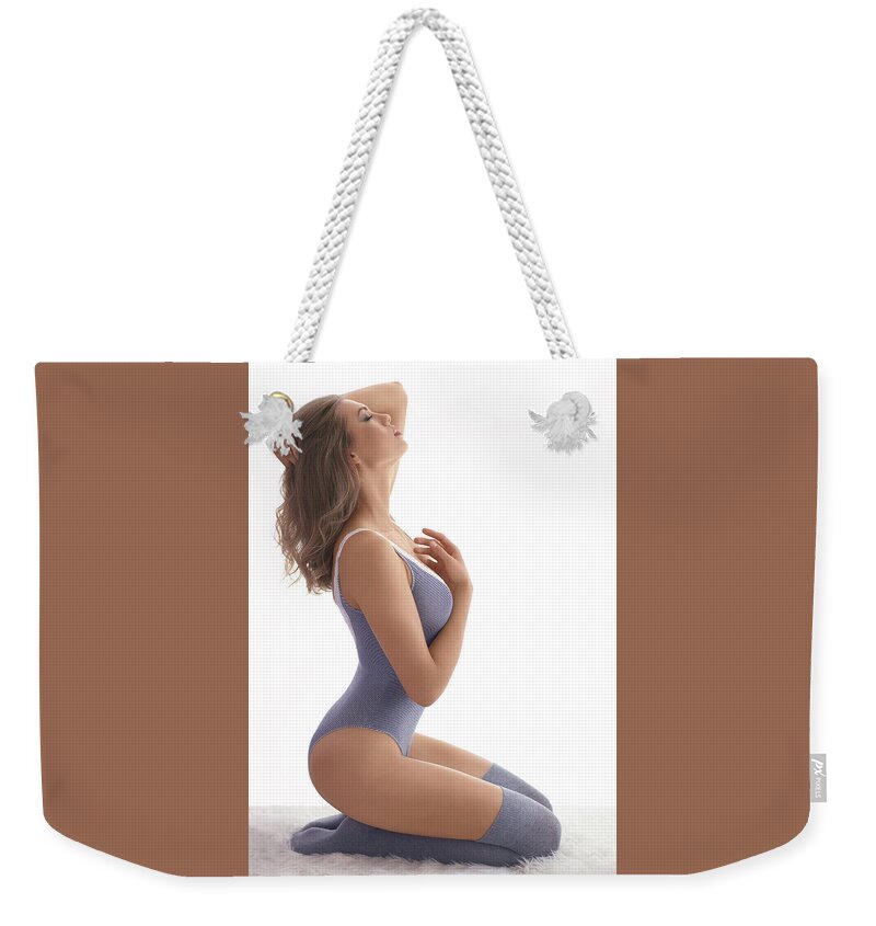 Portrait Weekender Tote Bag featuring the photograph Hot by Robert Krajnc