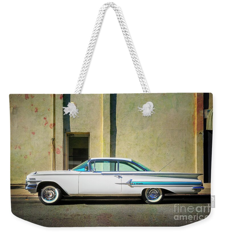 Tranquility Weekender Tote Bag featuring the photograph Hot Rod Impala by Craig J Satterlee