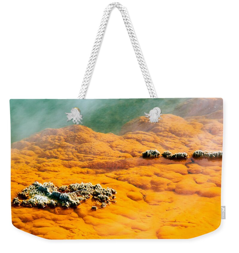 Champagne Weekender Tote Bag featuring the photograph Hot Springs by Nicholas Blackwell
