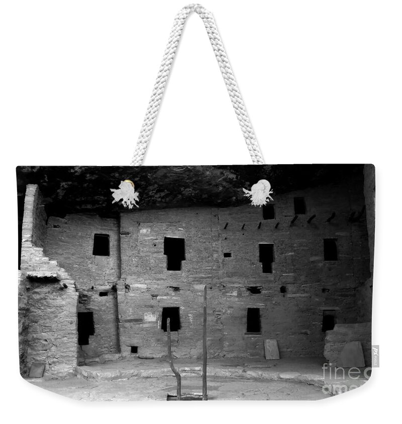 Anasazi Weekender Tote Bag featuring the photograph House of Windows by David Lee Thompson