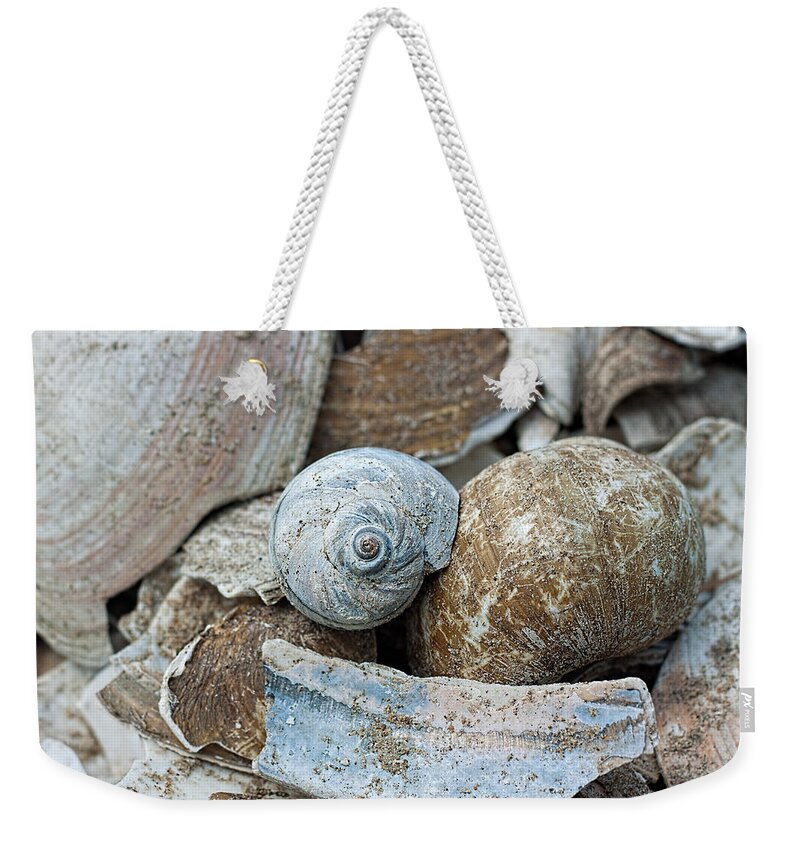 Blue Weekender Tote Bag featuring the photograph Hues of Blue by Theresa Johnson