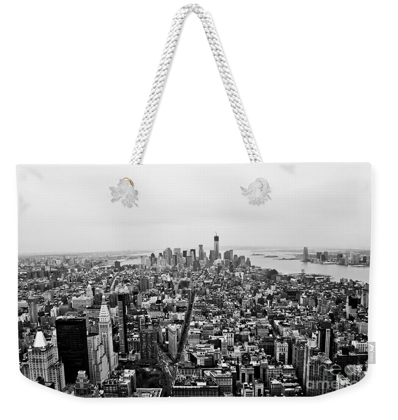 Urban Landscape Weekender Tote Bag featuring the photograph Human Ant Hill by Elena Perelman