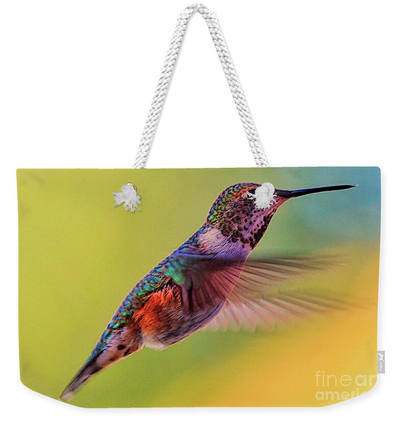 Bird Weekender Tote Bag featuring the photograph Hummingbird by Mark Jackson