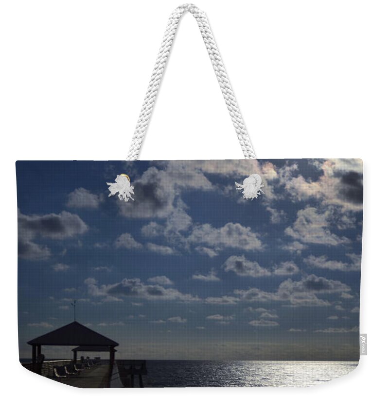 Laura Fasulo Weekender Tote Bag featuring the photograph Hunter's Moon by Laura Fasulo