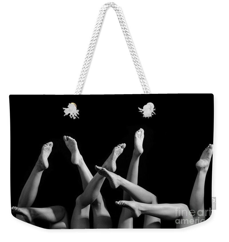 Artistic Weekender Tote Bag featuring the photograph Hustle and bustle by Robert WK Clark