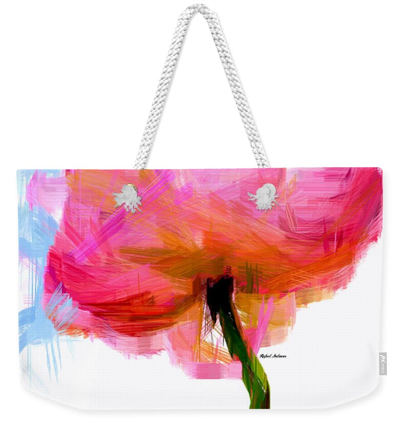 Rafael Salazar Weekender Tote Bag featuring the digital art I am Pink by Rafael Salazar