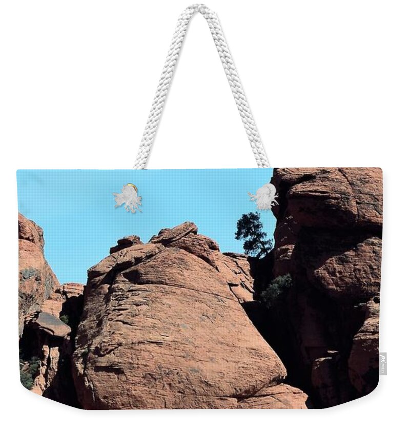 Politics Weekender Tote Bag featuring the photograph I Am the King of the World by John Glass