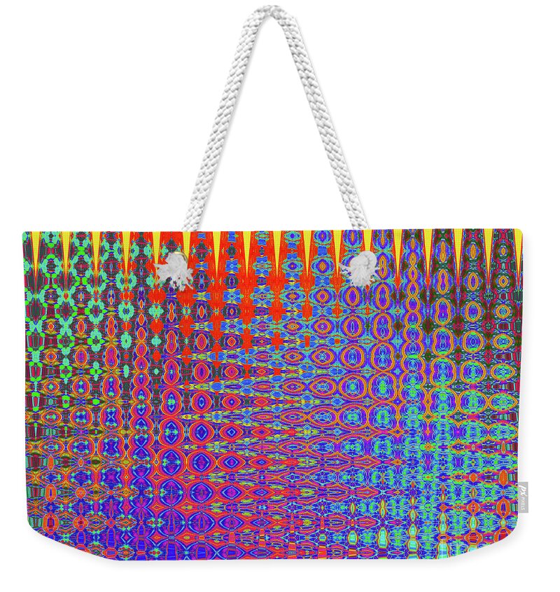 Happy Weekender Tote Bag featuring the digital art I Had A Happy Childhood by Ann Johndro-Collins
