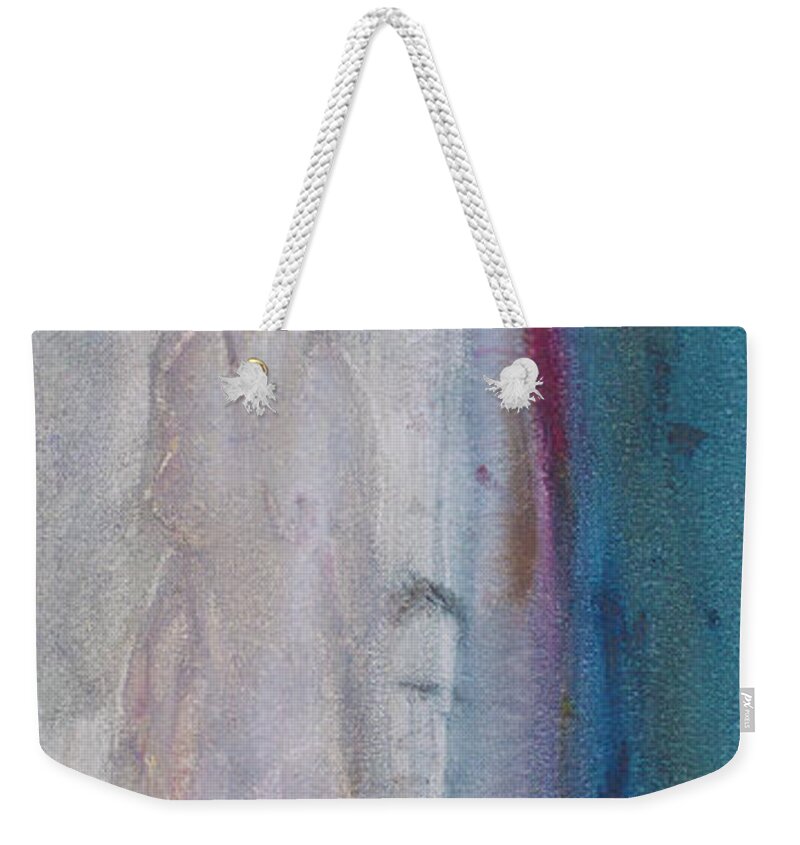 2017 Weekender Tote Bag featuring the painting I Hear You by Melanie Meyer