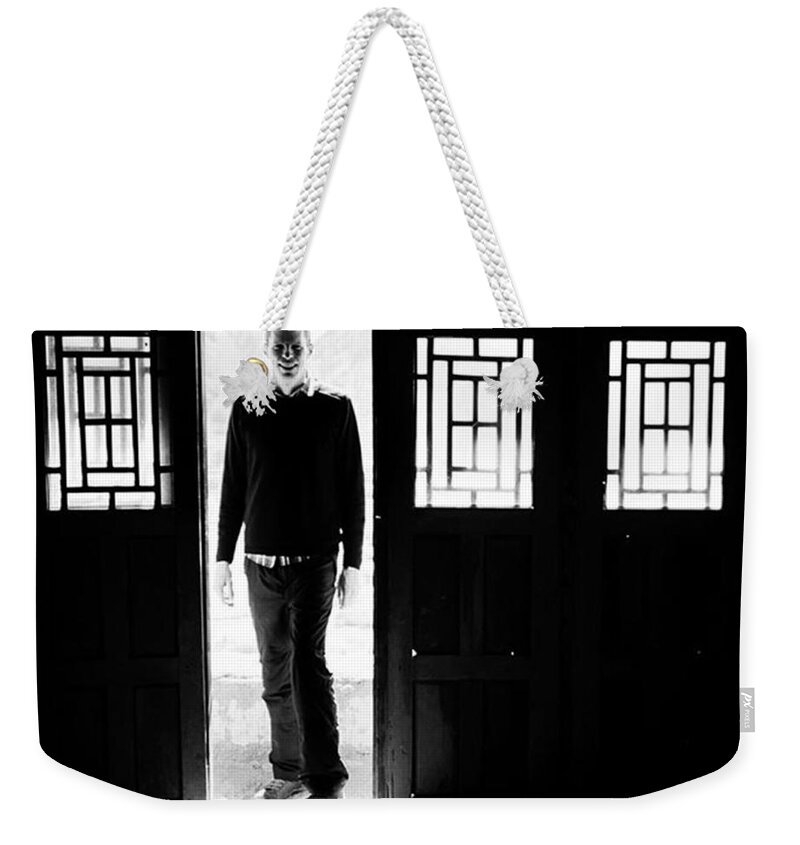 Worldwide Weekender Tote Bag featuring the photograph I Love My Life... ; ) by Aleck Cartwright