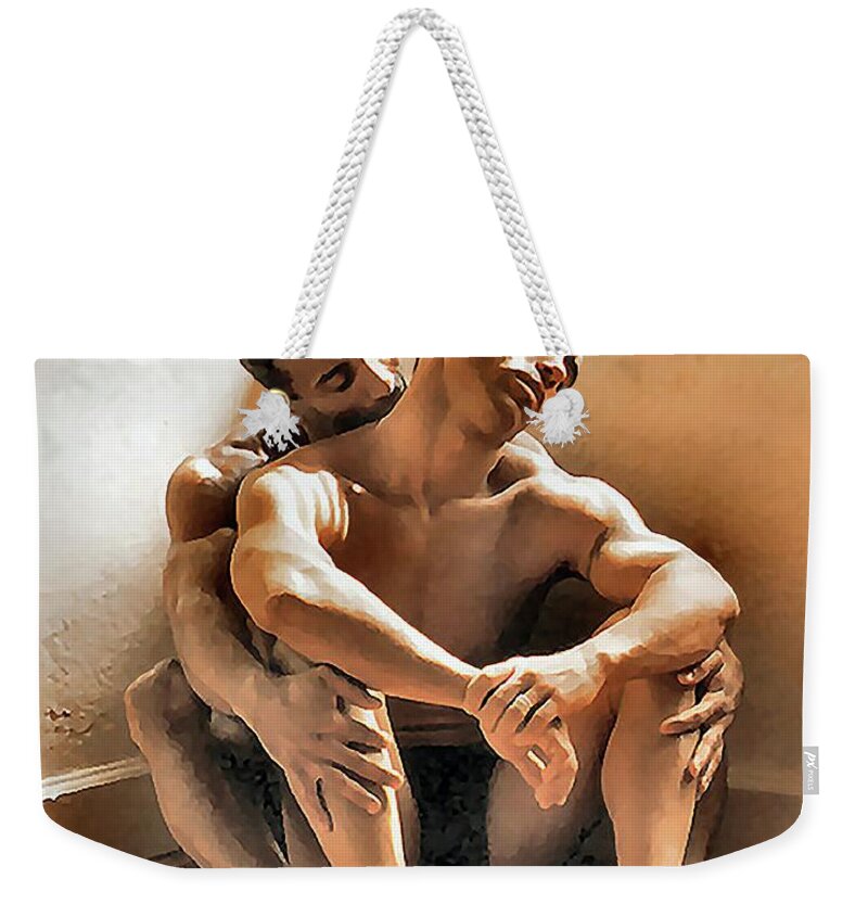 Want Weekender Tote Bag featuring the painting I Want to Help by Troy Caperton