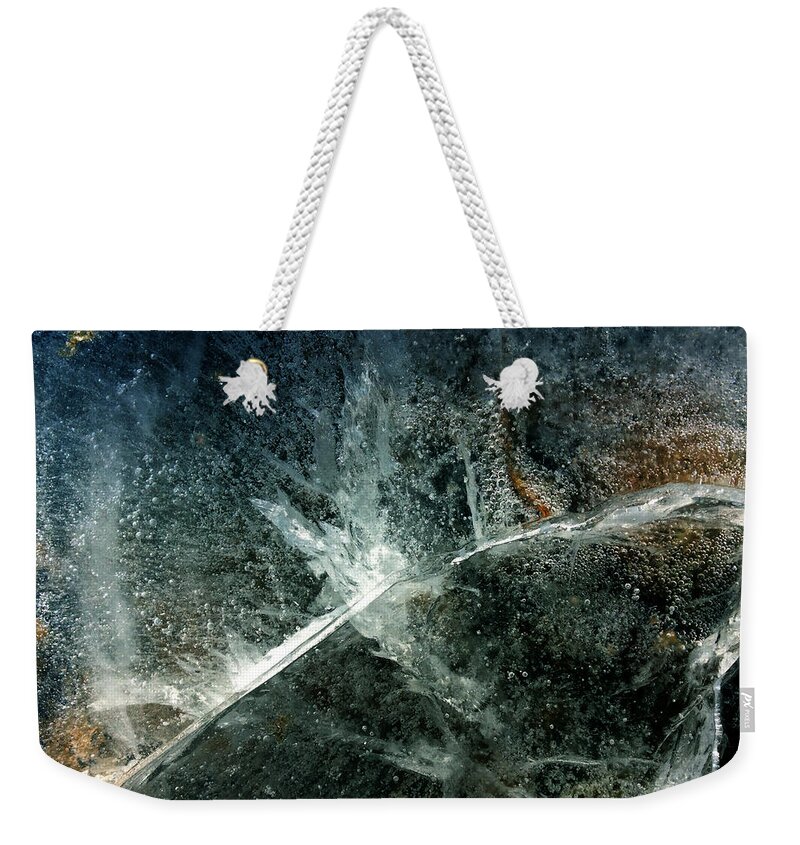 Coletteguggenheim Weekender Tote Bag featuring the photograph Ice Winter Denmark by Colette V Hera Guggenheim