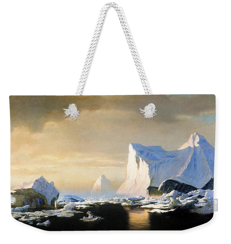 Polar Ice Caps Weekender Tote Bags