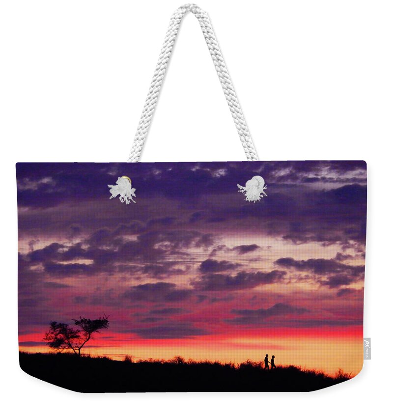 The Walkers Weekender Tote Bag featuring the photograph Imagine Me and You by The Walkers