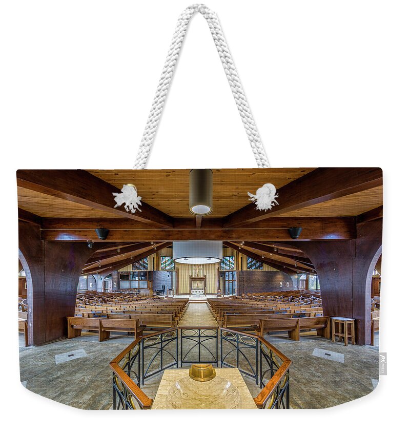 Church Weekender Tote Bag featuring the photograph Immaculate Conception 2848 by Everet Regal