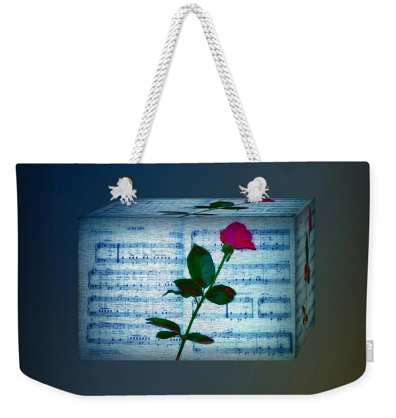 Beatles Weekender Tote Bag featuring the photograph In My Life Cubed by Bill Cannon