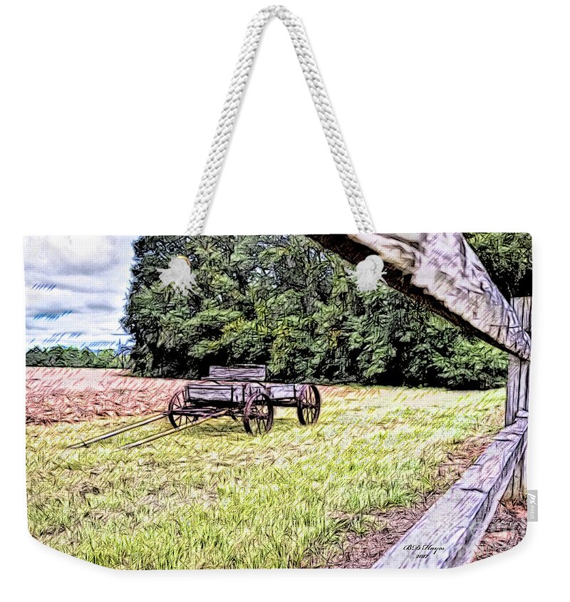 Landscapes Weekender Tote Bag featuring the digital art In The Deep South by DB Hayes