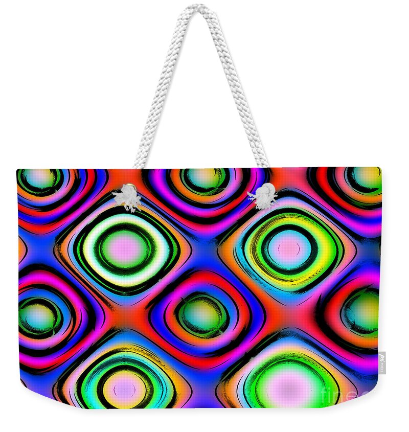 Abstract Weekender Tote Bag featuring the photograph In the Groove by Onedayoneimage Photography